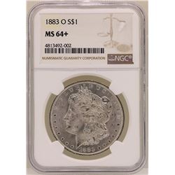 1883-O $1 Morgan Silver Dollar Coin NGC MS64+