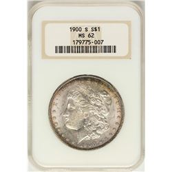 1900-S $1 Morgan Silver Dollar Coin NGC MS62