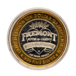 .999 Fine Silver Sam Boyd's Fremont Las Vegas, NV $10 Limited Edition Gaming Tok