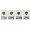 Image 2 : Lot of (4) 2007-P George Washington Presidential Dollar Coins NGC MS65 FDOI