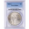 Image 1 : 1881-S $1 Morgan Silver Dollar Coin PCGS MS64
