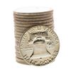 Image 2 : Roll of (20) Brilliant Uncirculated 1962 Franklin Half Dollar Coins