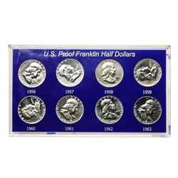 Lot of 1956-1963 Proof Franklin Half Dollar Coins