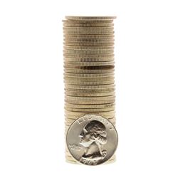 Roll of (40) Brilliant Uncirculated 1963-D Washington Quarter Coins