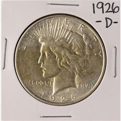 1926-D $1 Peace Silver Dollar Coin