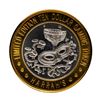 Image 1 : .999 Fine Silver Harrahs Casino Las Vegas, Nevada $10 Limited Edition Gaming Tok