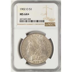 1902-O $1 Morgan Silver Dollar Coin NGC MS64+