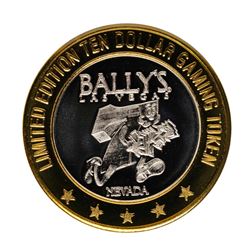 .999 Fine Silver Bally's Las Vegas, Nevada $10 Limited Edition Gaming Token