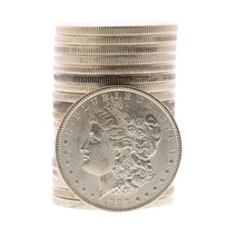 Roll of (20) Brilliant Uncirculated 1898 $1 Morgan Silver Dollar Coins
