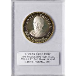 1967 Limited Edition Sterling Silver Proof Presidential Medal