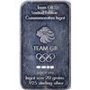 Image 2 : 2012 Team Great Britain  Limited Edition Commemorative Sterling Silver Ingot