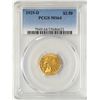 Image 1 : 1925-D $2 1/2 Indian Head Quarter Eagle Gold Coin PCGS MS64