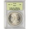Image 1 : 1881-S $1 Morgan Silver Dollar Coin PCGS MS63