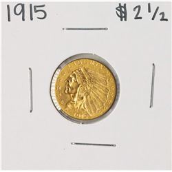 1915 $2 1/2 Indian Head Quarter Eagle Gold Coin