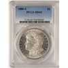 Image 1 : 1880-S $1 Morgan Silver Dollar Coin PCGS MS63