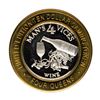 Image 2 : .999 Fine Silver Four Queens Casino Las Vegas $10 Limited Edition Gaming Token