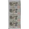 Image 1 : Uncut Sheet of (4) State of Louisiana Baby Bond Obsolete Notes