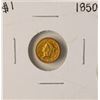 Image 1 : 1850 $1 Liberty Head Gold Dollar Coin