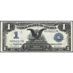 1899 $1 Black Eagle Silver Certificate Note