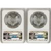 Image 2 : Lot of (2) 2014 $1 American Silver Eagle Coins NGC MS69 First Releases
