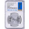 Image 1 : 2018 South Africa Krugerrand Silver Coin NGC MS69 First Day of Issue