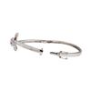 Image 3 : 18KT White Gold 1.52 ctw Diamond Bangle Bracelet