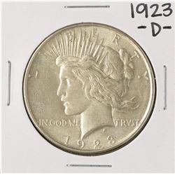 1923-D $1 Peace Silver Dollar Coin