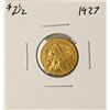 Image 1 : 1927 $2 1/2 Indian Head Quarter Eagle Gold Coin