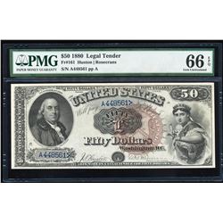 1880 $50 Legal Tender Note Fr.161 PMG Gem Uncirculated 66EPQ