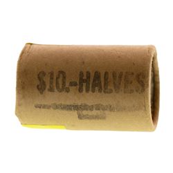 Original Bank Roll of (20) Brilliant Uncirculated 1963-D Franklin Half Dollar Co