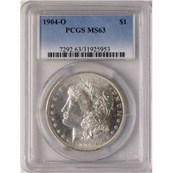 1904-O $1 Morgan Silver Dollar Coin PCGS MS63