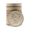 Image 1 : Roll of (20) Brilliant Uncirculated 1889 $1 Morgan Silver Dollar Coins