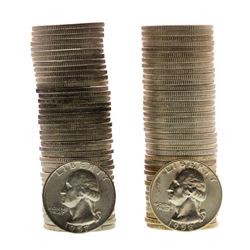 Lot of 1957-D & 1958-D Brilliant Uncirculated Washington Quarter Coin Rolls