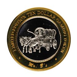 .999 Fine Silver Mr. B's Casino Mill City, Nevada $10 Limited Edition Gaming Tok