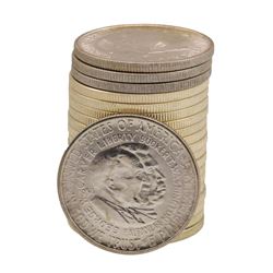 Roll of (20) 1953-S & 1954-S Booker T. Washington Commemorative Half Dollar Coin