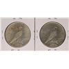 Image 2 : Lot of (2) 1935-S $1 Peace Silver Dollar Coins
