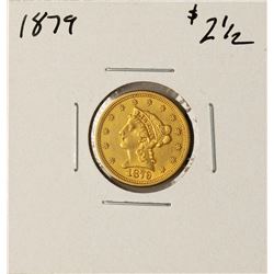 1879 $2 1/2 Liberty Head Quarter Eagle Gold Coin