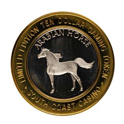 .999 Fine Silver South Coast Las Vegas, Nevada $10 Limited Edition Gaming Token