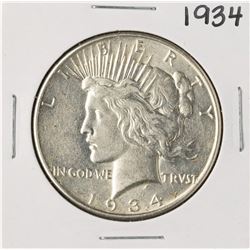 1934 $1 Peace Silver Dollar Coin
