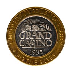 .999 Fine Silver Grand Casino $10 Limited Edition Gaming Token