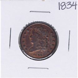 1834 Capped Bust Half Cent Coin
