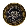 Image 1 : .999 Fine Silver Treasure Island Las Vegas, Nevada $10 Limited Edition Gaming To