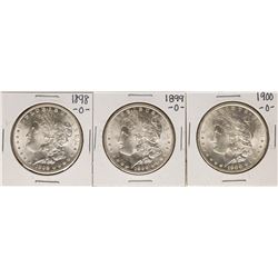 Lot of 1898-O to 1900-O $1 Morgan Silver Dollar Coins