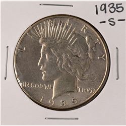 1935-S $1 Peace Silver Dollar Coin