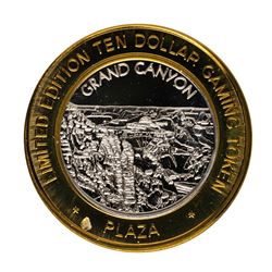 .999 Fine Silver Plaza Casino Las Vegas, NV $10 Limited Edition Gaming Token