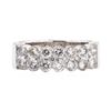 Image 2 : 18KT White Gold 1.52 ctw Diamond Wedding Band