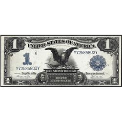 1899 $1 Black Eagle Silver Certificate Note