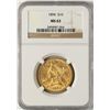 Image 1 : 1894 $10 Liberty Head Eagle Gold Coin NGC MS63