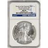 Image 1 : 2011-(S) $1 American Silver Eagle Coin NGC MS69 Early Releases