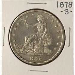 1878-S $1 Trade Silver Dollar Coin
